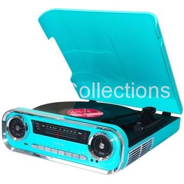 Tocadiscos - CD - Jukebox Equipo con estilo vintage de Auna 👇🏻Enlace y  descripción👇🏻 
