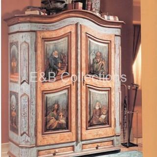 Armario decorado . Artesanía . Policromía - Imagen 1