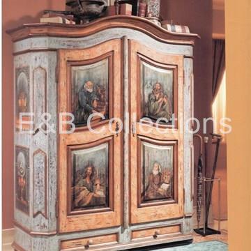 Armario decorado . Artesanía . Policromía - Imagen 1