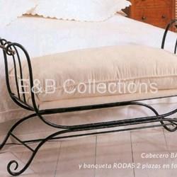 Banqueta forja RODAS - Imagen 1