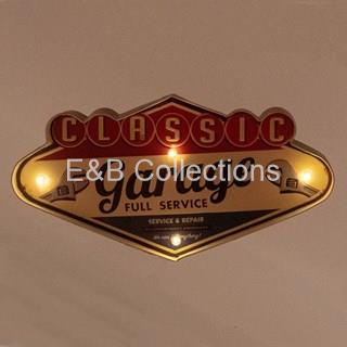 Cartel Vintage Classic Garage - Imagen 1