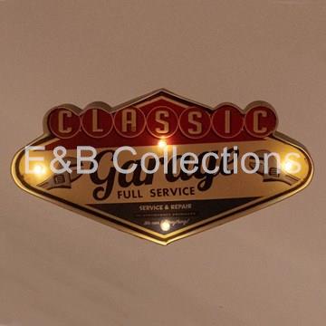 Cartel Vintage Classic Garage - Imagen 1