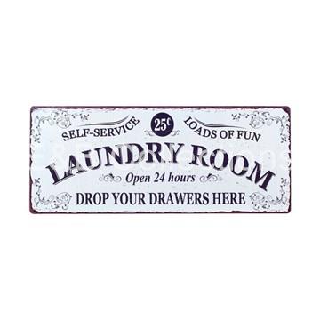 Cartel Vintage Laundry Room - Imagen 1