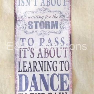 Cartel Vintage " LIFE ". Deco , Retro - Imagen 1