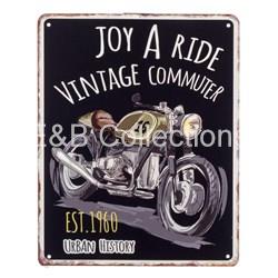Cartel Vintage Motorcycle 1960 - Imagen 1