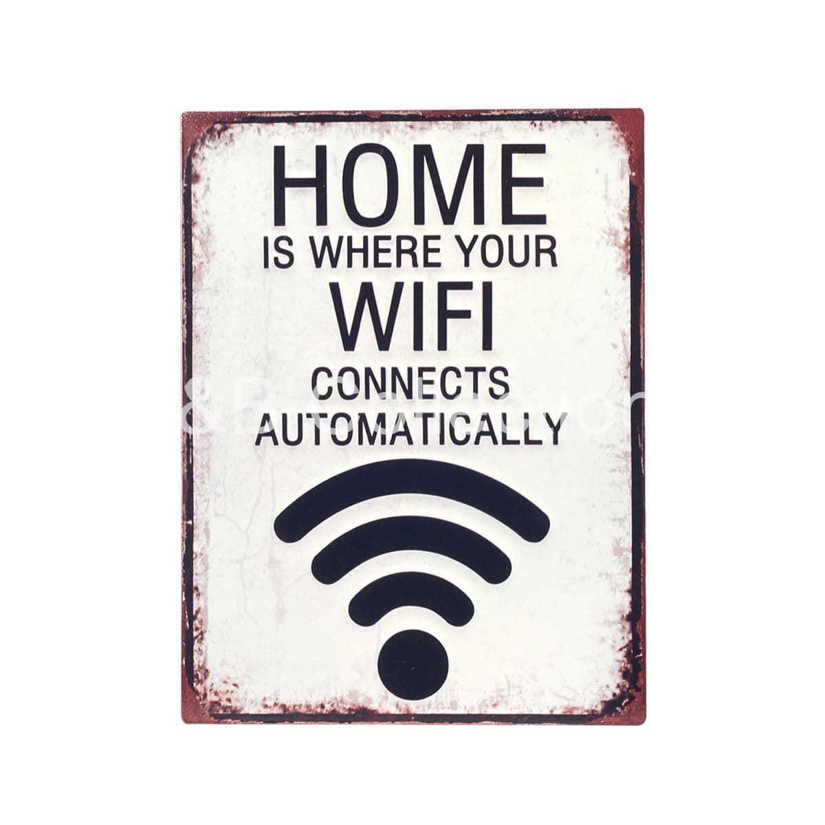 Cartel Vintage WIFI - Imagen 1