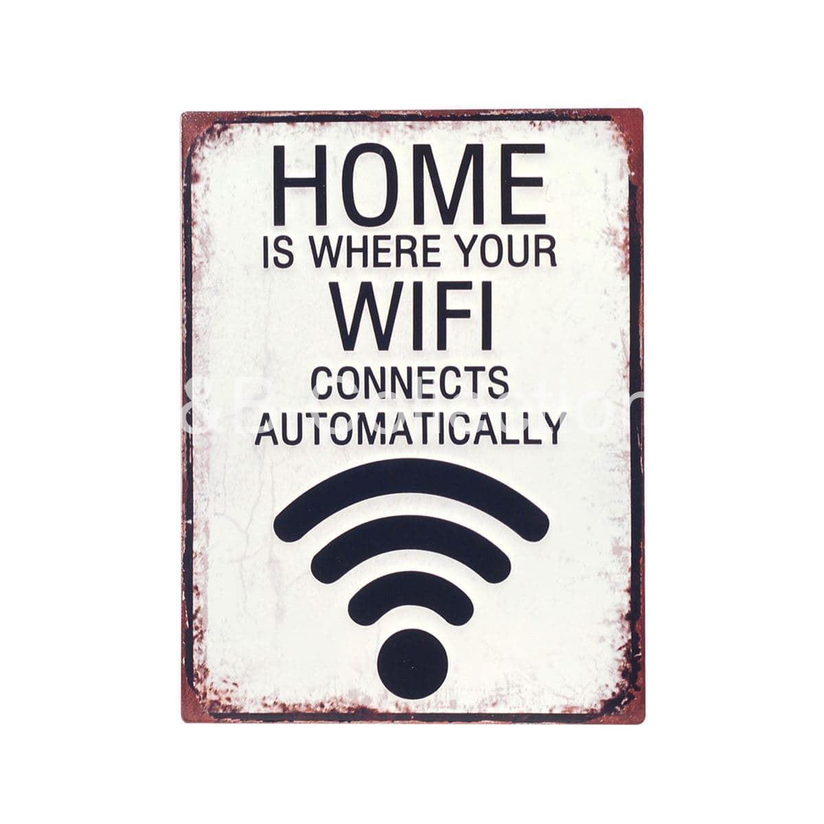 Cartel Vintage WIFI - Imagen 1