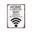 Cartel Vintage WIFI - Imagen 1