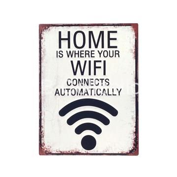 Cartel Vintage WIFI - Imagen 1