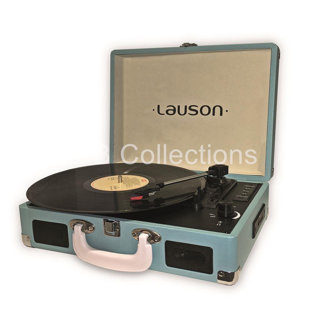 CL604 - Tocadiscos LAUSON Maletín Azul - Imagen 1