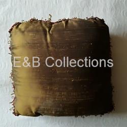 Cojin Seda Verde - Imagen 1