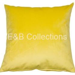 Cojin Velvet Amarillo - Imagen 1