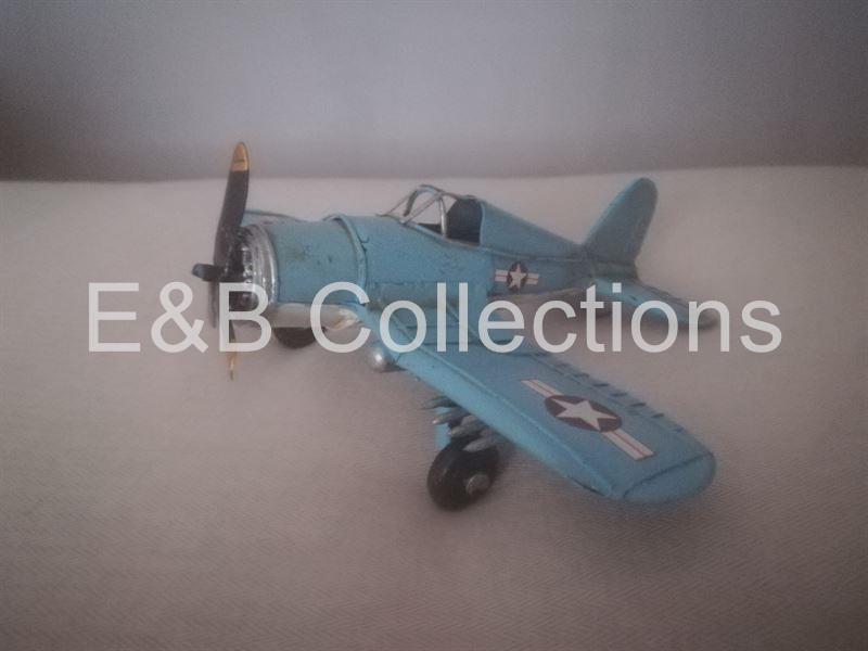 Miniatura Avión Metal . Miniaturas . Coleccionismo . Retro - Imagen 1