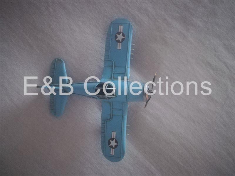 Miniatura Avión Metal . Miniaturas . Coleccionismo . Retro - Imagen 3