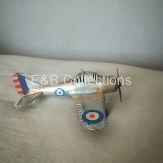 Miniatura caza Metal . Aviones Retro Vintage Coleccionismo Miniaturas - Imagen 2