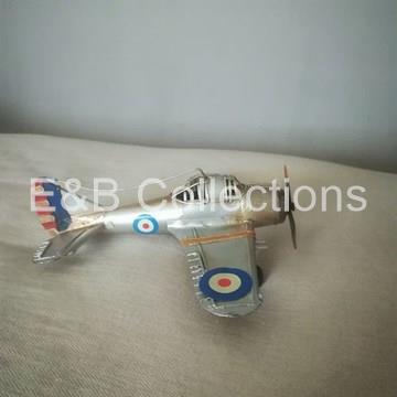 Miniatura caza Metal . Aviones Retro Vintage Coleccionismo Miniaturas - Imagen 2