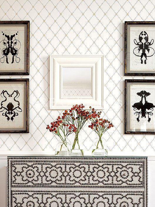 Papel Pintado Wilton Trellis . Wallpaper - Imagen 1