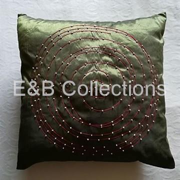 *** VENDIDO *** Cojin cuadrado verde Ref. EB938079 - Imagen 1