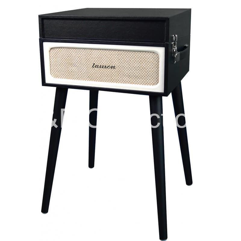 YT077 - Tocadiscos mueble Vintage con Encoding PC Link y Bluetooth Negro - Imagen 2